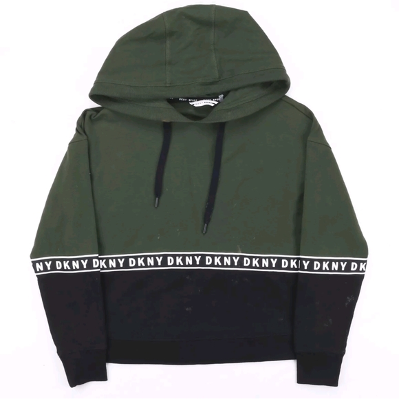 DKNY sports color blocked hoodie size M - Picture 1 of 9
